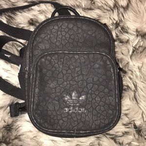 Adidas Originals Faux Leather Mini Backpack